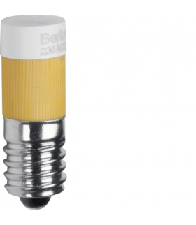 Akcesoria osprzęt Żarówka LED E10, żółty Berker 167802