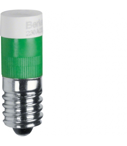Akcesoria osprzęt Żarówka LED E10, zielony Berker 167803