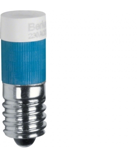 Akcesoria osprzęt Żarówka LED E10, niebieski Berker 167804