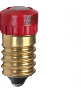 Akcesoria osprzęt Żarówka LED E14, czerwony Berker 167901