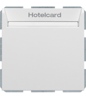 B.3/B.7 Łącznik przekaźnikowy na kartę hotelową, biały, mat Berker 16409909