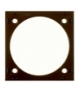 Integro Flow Natynkowy pierścień dystansowy, brązowy, połysk Berker 918252511
