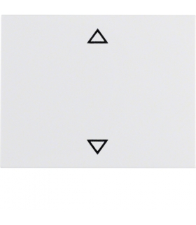 K.1 Klawisz z nadrukiem symbolu "strzałki" do łącznika 1-klawiszowego, biały Berker 14057109