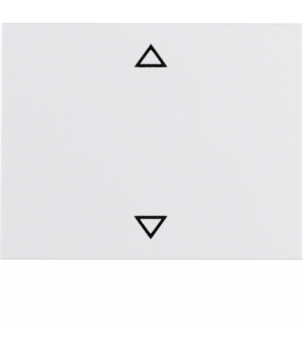 K.1 Klawisz z nadrukiem symbolu "strzałki" do łącznika 1-klawiszowego, biały Berker 14057109