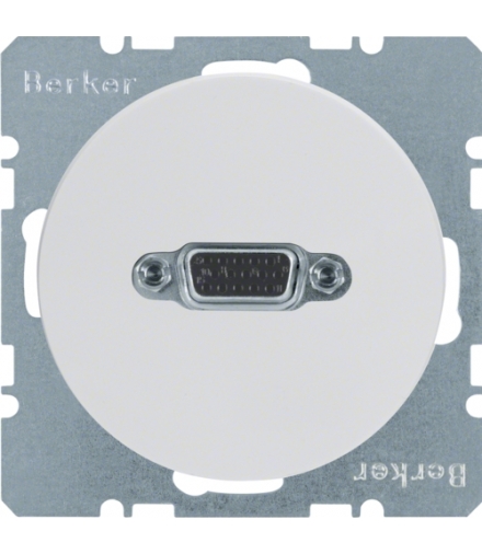 R.1/R.3 Gniazdo VGA biały, połysk Berker 3315402089