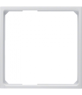 B.x/S.1 Pierścień adaptacyjny do płytek czołowych 50x50mm, biały, połysk Berker 11099089