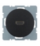 R.1/R.3 Gniazdo HDMI z przyłączem 90° czarny, połysk Berker 3315432045