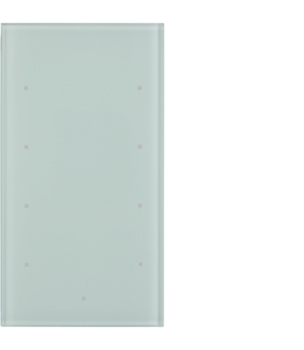 TS Sensor szklany dotykowy 4-krotny, konfigurowalny, szkło, biały Berker 169400