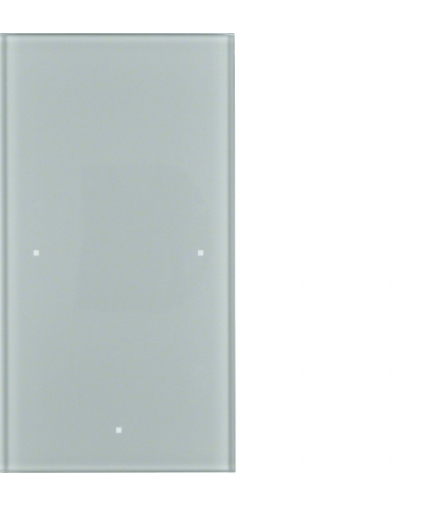 TS Sensor szklany dotykowy 1-krotny, szkło, alu Berker 168107