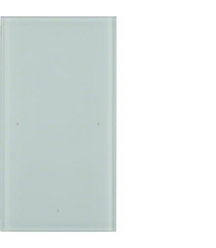 TS Sensor szklany dotykowy 1-krotny, szkło, biały Berker 168100