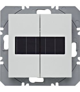 S.1/B.3/B.7 KNX RF Przycisk 2-kr płaski z baterią słoneczną Berker.Net, biały, mat Berker 85656188