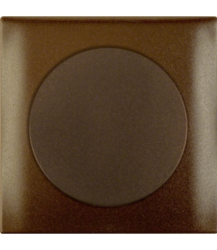 Integro Flow Elektroniczny potencjometr obrotowy 1-10 V z pokrętłem regulacyjnym, brązowy, połysk Berker 928912501