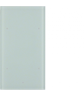 TS Sensor szklany dotykowy 2-krotny, szkło, biały Berker 168200