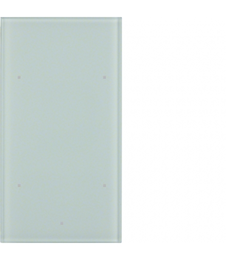 TS Sensor szklany dotykowy 2-krotny, szkło, biały Berker 168200