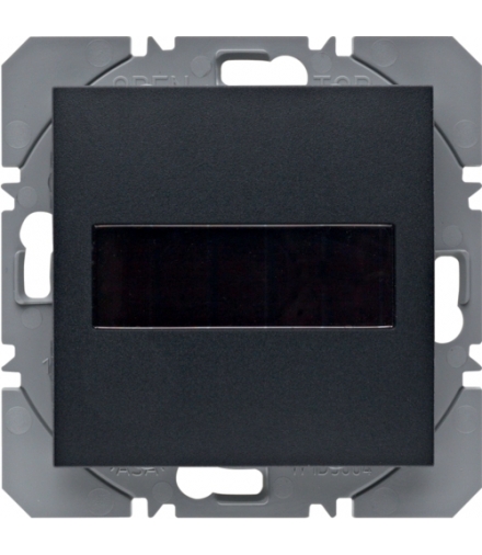 B.x/S.1 KNX RF Przycisk 1-kr płaski z baterią słoneczną Berker.Net, antracyt, mat Berker 85655185
