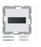 B.x/S.1 KNX RF Przycisk 1-kr płaski z baterią słoneczną Berker.Net, biały, połysk Berker 85655189