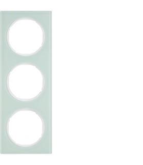 R.3 Ramka 3-krotna, szkło, biały Berker 10132209