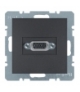 B.x Gniazdo VGA, zaciski śrubowe, antracyt, mat Berker 3315411606