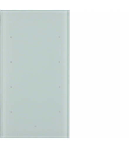 TS Sensor szklany dotykowy 4-krotny, szkło, biały Berker 168400