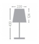 MIX TABLE LAMP B Lampa stołowa Kanlux 23983