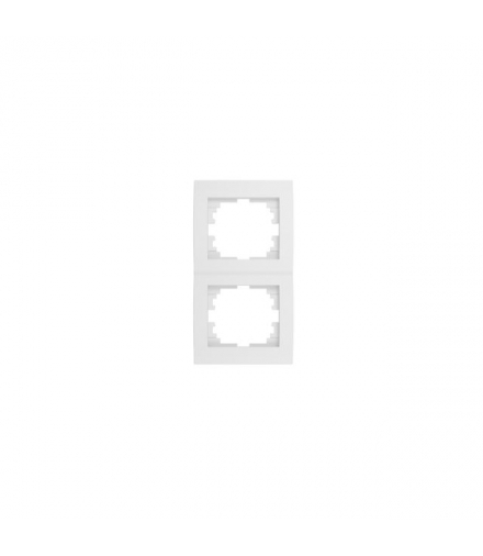 LOGI 02-1520-002 biały Ramka podwójna, pionowa Kanlux 25122