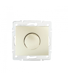 DOMO 01-1160-130 perłowy biały Ściemniacz obrotowy 500W - z filtrem Kanlux 24964