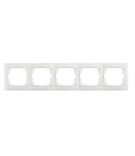 DOMO 01-1500-002 biały Ramka pięciokrotna pozioma Kanlux 24766