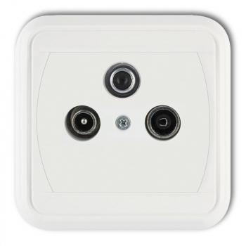 Gniazda abonenckie rtv i rtv-sat