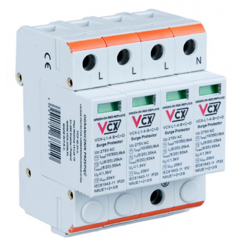 Ograniczniki przepięć B+C+D Typ 1+2+3