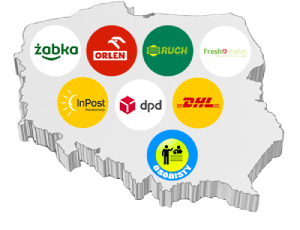 mapka typu dostawy